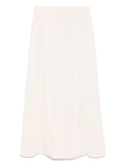 Iro Side-slits Maxi Skirt In Pink