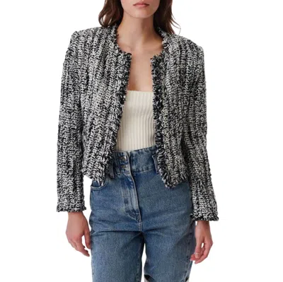 Iro Silgo Jacket In Black And White In Multi