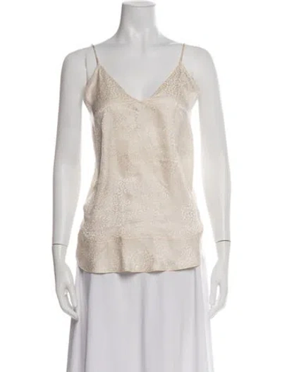 Pre-owned Iro Silk Animal Print Top W/ Tags In Multi