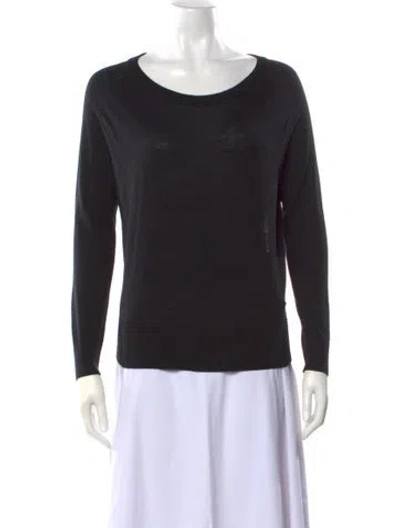 Pre-owned Iro Silk Crew Neck Top In Black