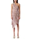 Iro Silk Dress In Grey