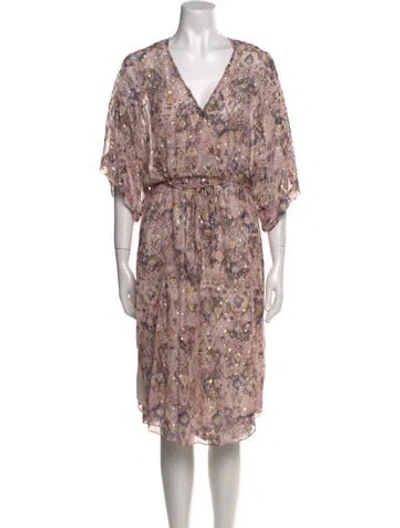 Pre-owned Iro Silk Knee-length Dress