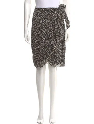 Pre-owned Iro Silk Knee-length Skirt In Black