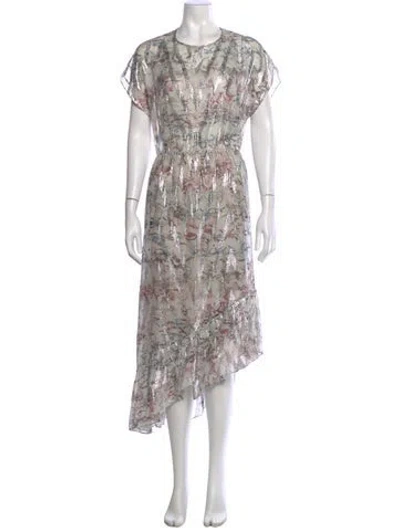 Pre-owned Iro Silk Midi Length Dress
