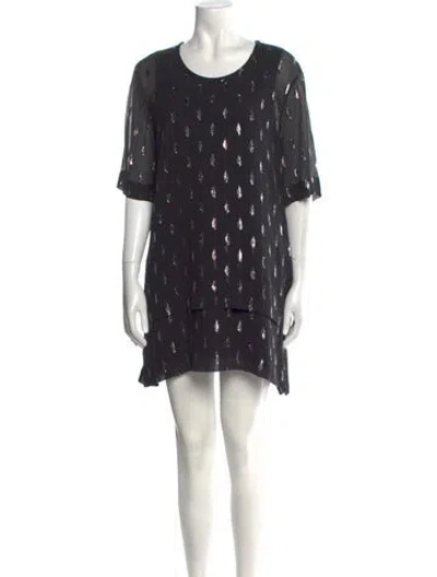 Pre-owned Iro Silk Mini Dress In Multi