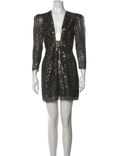 Pre-owned Iro Silk Mini Dress In Multi