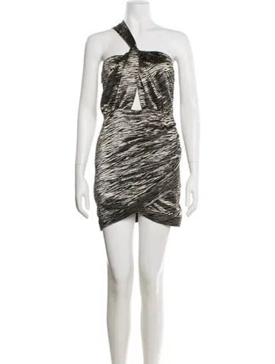 Pre-owned Iro Silk Mini Dress In Multi