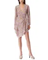 Iro Graphic-print Wrap Minidress In Multi