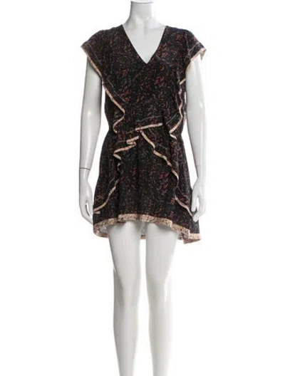 Pre-owned Iro Silk Mini Dress In Orange