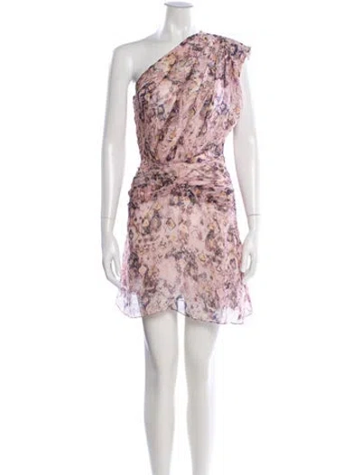 Pre-owned Iro Silk Mini Dress In Pink