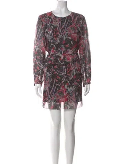 Pre-owned Iro Silk Mini Dress In Pink