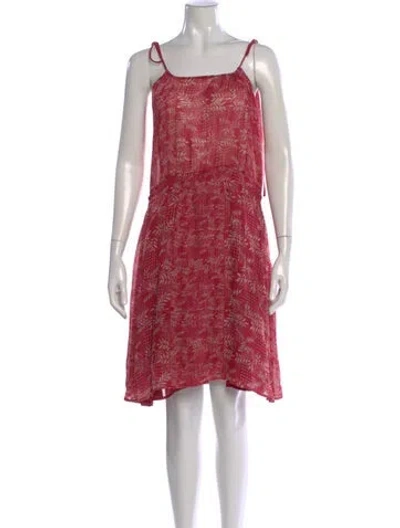 Pre-owned Iro Silk Mini Dress In Pink