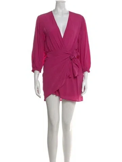 Pre-owned Iro Silk Mini Dress In Pink