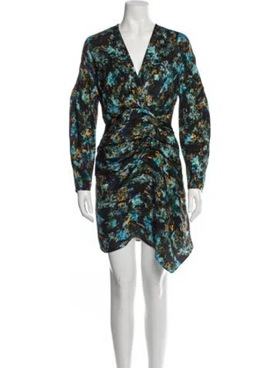 Pre-owned Iro Silk Mini Dress W/ Tags In Black