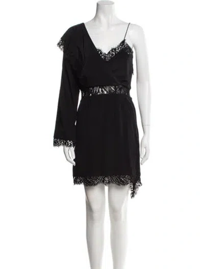 Pre-owned Iro Silk Mini Dress W/ Tags In Black