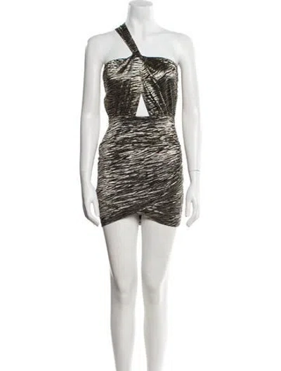Pre-owned Iro Silk Mini Dress W/ Tags In Multi