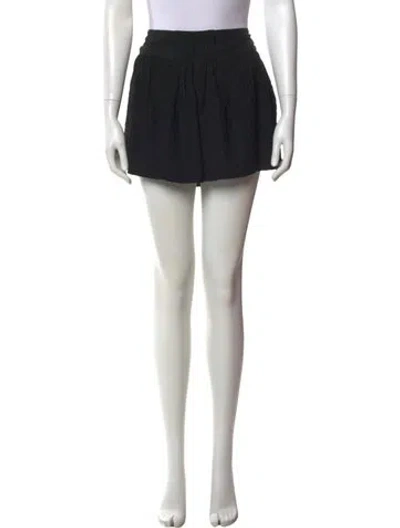 Pre-owned Iro Silk Mini Skirt In Black