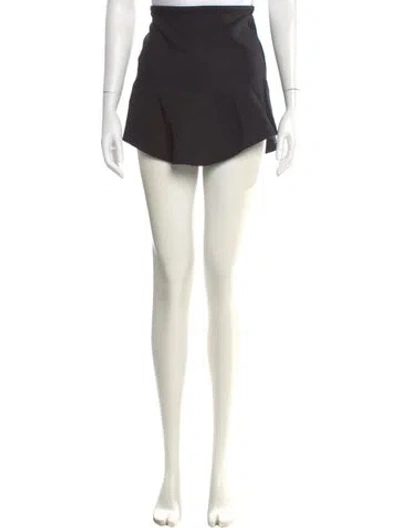 Pre-owned Iro Silk Mini Skirt In Black