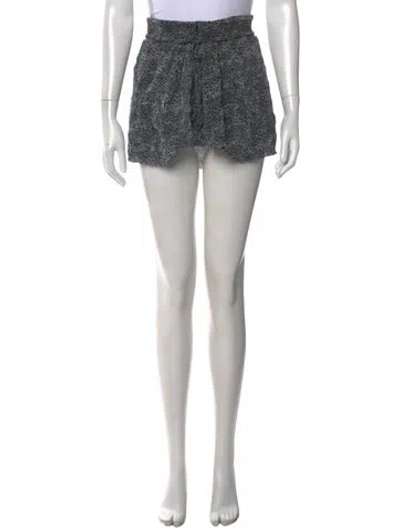 Pre-owned Iro Silk Mini Skirt In Gray