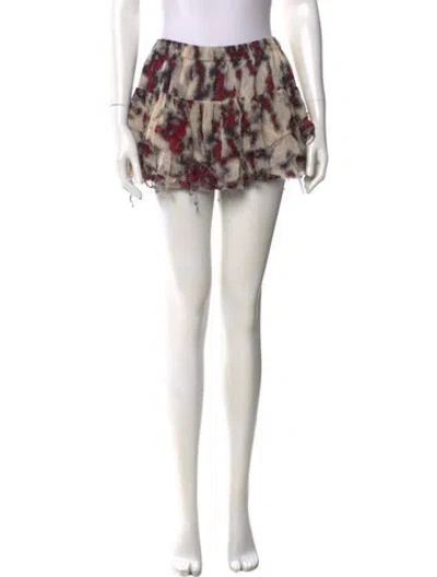 Pre-owned Iro Silk Mini Skirt In Green