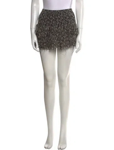 Pre-owned Iro Silk Mini Skirt In Green