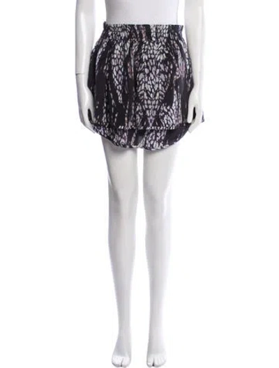 Pre-owned Iro Silk Mini Skirt In Multi