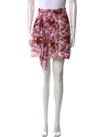 Pre-owned Iro Silk Mini Skirt In Pink