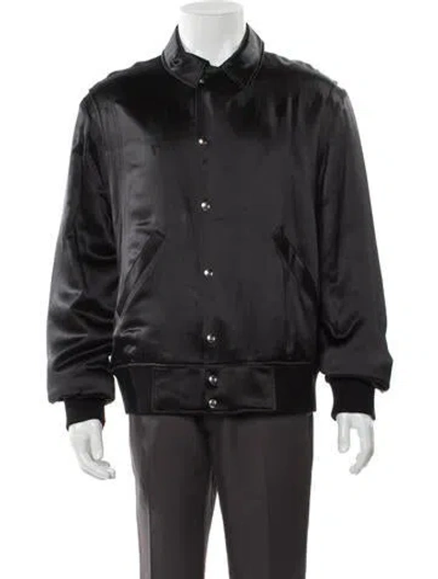 Pre-owned Iro Silk Moto Jacket In Black