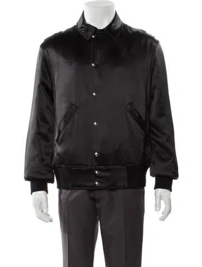 Pre-owned Iro Silk Moto Jacket In Black