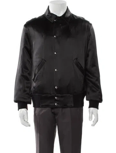 Pre-owned Iro Silk Moto Jacket In Black