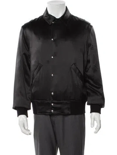 Pre-owned Iro Silk Moto Jacket In Black