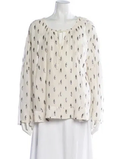 Pre-owned Iro Silk Printed Blouse