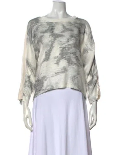 Pre-owned Iro Silk Printed Top In Multi