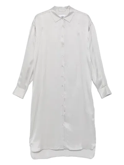 Iro Silk Shirtdress In White