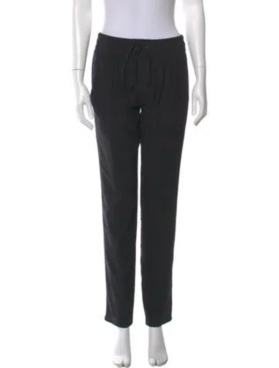 Pre-owned Iro Silk Skinny Leg Pants In Black