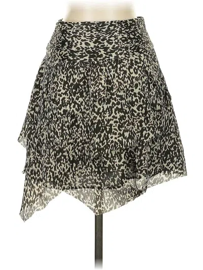 Pre-owned Iro Silk Skirt In Black