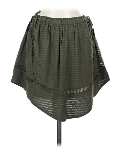 Pre-owned Iro Silk Skirt In Green