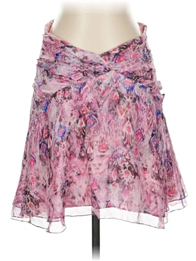 Pre-owned Iro Silk Skirt In Pink