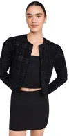 Iro Veste En Tweed Et Velours Giovani In Black