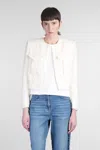 Iro Siname Casual Jacket In Beige Polyester In Beige