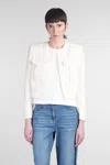Iro Siname Casual Jacket In Beige Polyester