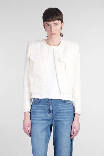 Iro Siname Casual Jacket In Beige Polyester