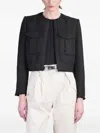 Iro Siname Casual Jacket In Black Polyester In Black
