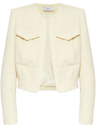 Iro Long-sleeved Casual Jacket In White