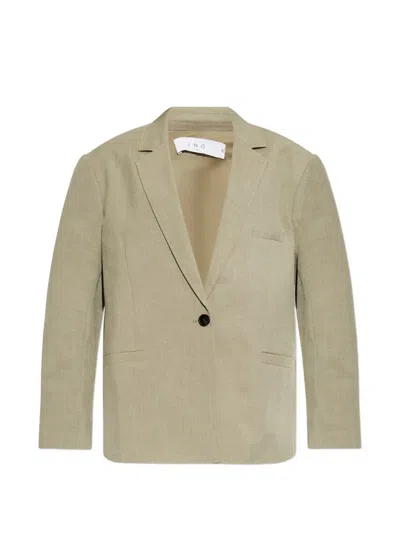 Iro Single-breasted Blazer In Brown