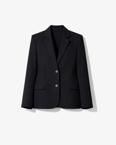 Iro Single-button Wool Blazer In Black