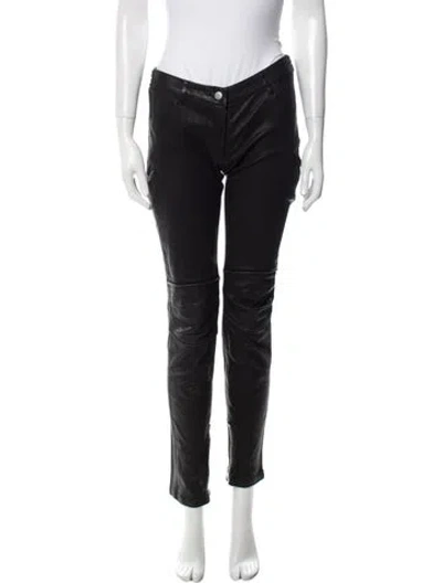 Pre-owned Iro Skinny Leg Pants In Black