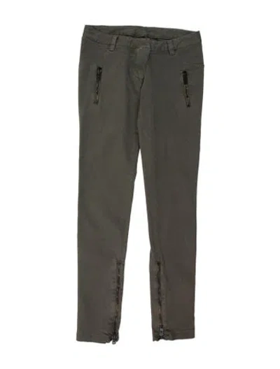 Pre-owned Iro Skinny Leg Pants In Green
