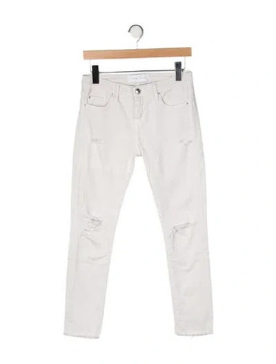 Pre-owned Iro Skinny Leg Pants In Neutral