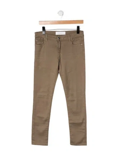 Pre-owned Iro Skinny Leg Pants In Neutrals